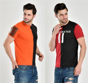 Trendy Cotton Blend Full Sleeve T Shirt for Men Pack Of 2