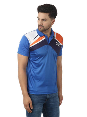 Stylish Multicoloured Polyester Printed Polos For Men