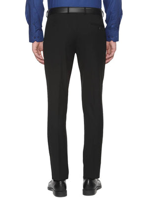 Buy Hangup Men Black & Black Formal Trousers - Trousers for Men 7271326 |  Myntra