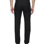 Men'S Black Cotton Slim Fit Official Formal Trouser For Work, Events, Parties