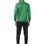 Men's Trendy Green Solid Polyester Regular Fit Tracksuit