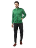 Men's Trendy Green Solid Polyester Regular Fit Tracksuit