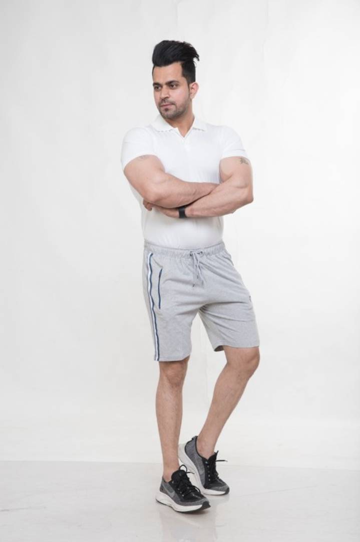 Men's Light Grey Shorts
