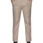 Regular Fit Men Cotton Formal Trousers