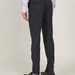Regular Fit Men Cotton Formal Trousers