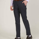 Regular Fit Men Cotton Formal Trousers