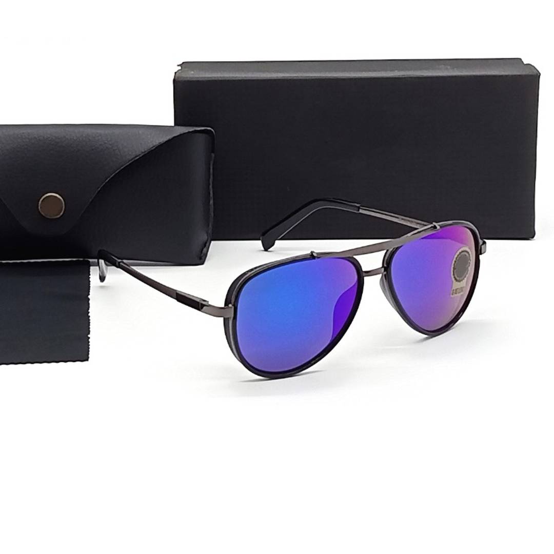 Trendy Metal Square Sunglasses for Men