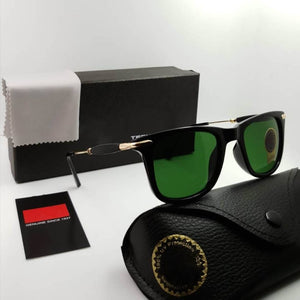 Trendy Metal Square Mirror Sunglasses for Men