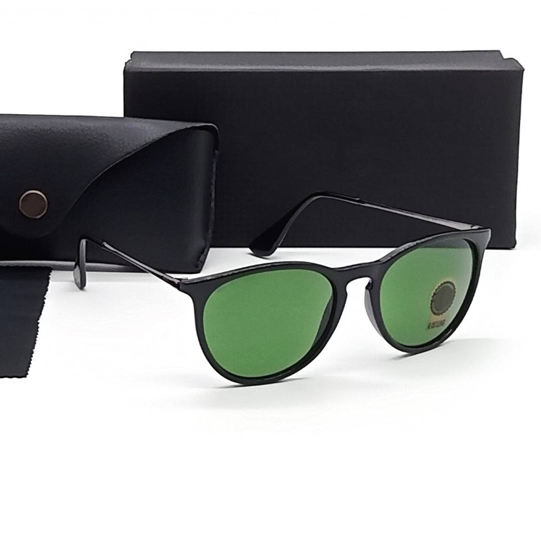 Black Green B2 Aviator Mirror Sunglasses 4171