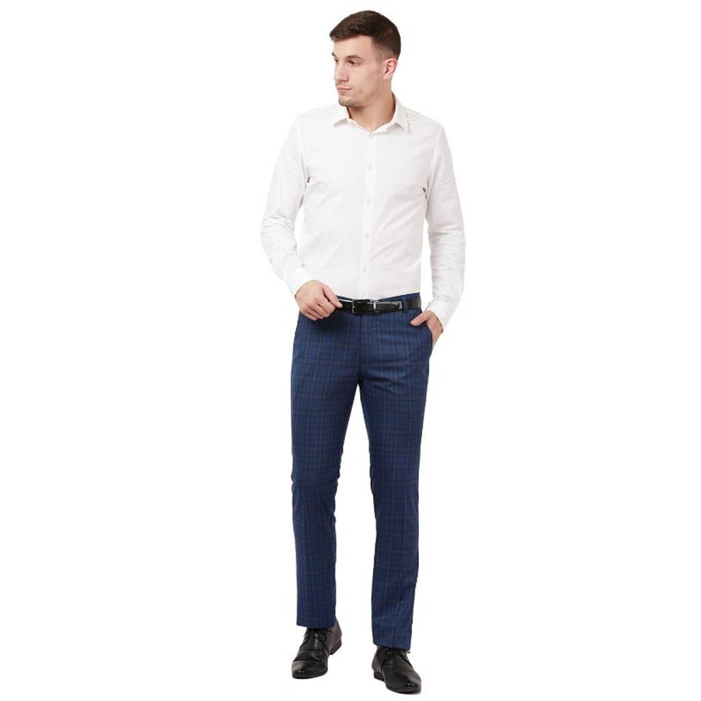 Blue Formal Trousers for Men