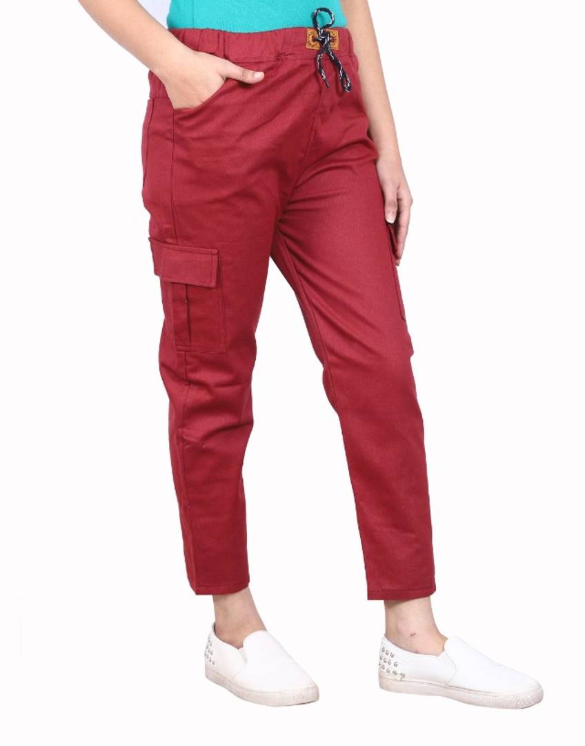 Fashionable Womens Cargo Jogger Pants