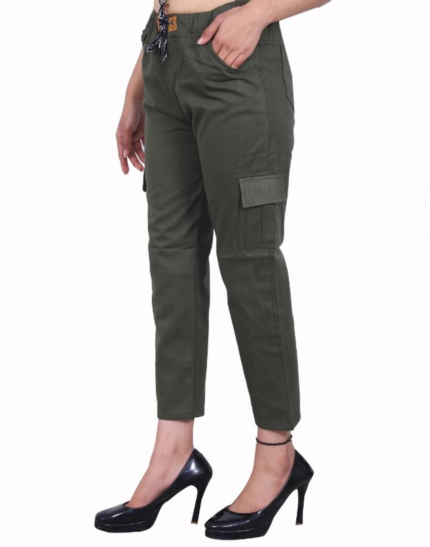 Fashionable Womens Cargo Jogger Pants