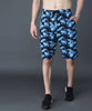Trendy Cotton Hoisery Blue Printed Regular Fit Shorts For Men