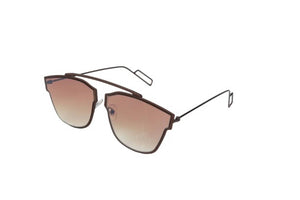 full brown dc  polycarbonate square sunglasses