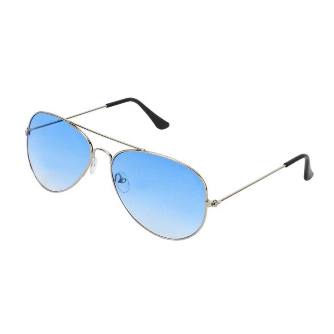 Alvia Blue Gradient Aviator Sunglasses