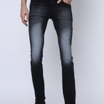 Men's Denim Wash Low-Rise Jeans
