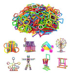 NHR Learning Creative Smart Stick Assembly, BPA-Free Plastic Sticks with Vibrant Colors, Recommended for 3+ Years kids (185 Pcs)