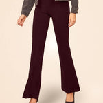 Women Cotton Lycra Casual Trouser