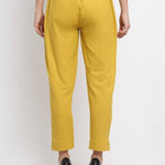Stylish Cotton Yellow Trouser