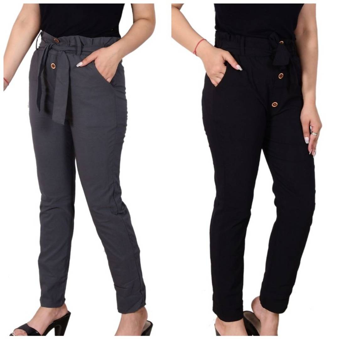 women's Trousers combo of 2