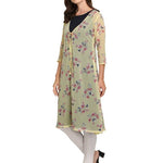 Women's Yellow Georgette Shrug/jacket With Inner