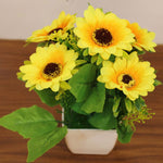 TFH Artificial Bonsai Plant With Plastic Pot Pot (Multicolor Pack Of 1)