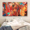 Modern Art Abstract Multiple Frames Wall Painting For Living Room, Bedroom, Hotels & Office With Sparkle Touch 7mm Hard Wooden Board (50*30 inches)