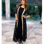 Fabulous Rayon Silver Printed Kurta with Attached Shrug For Women