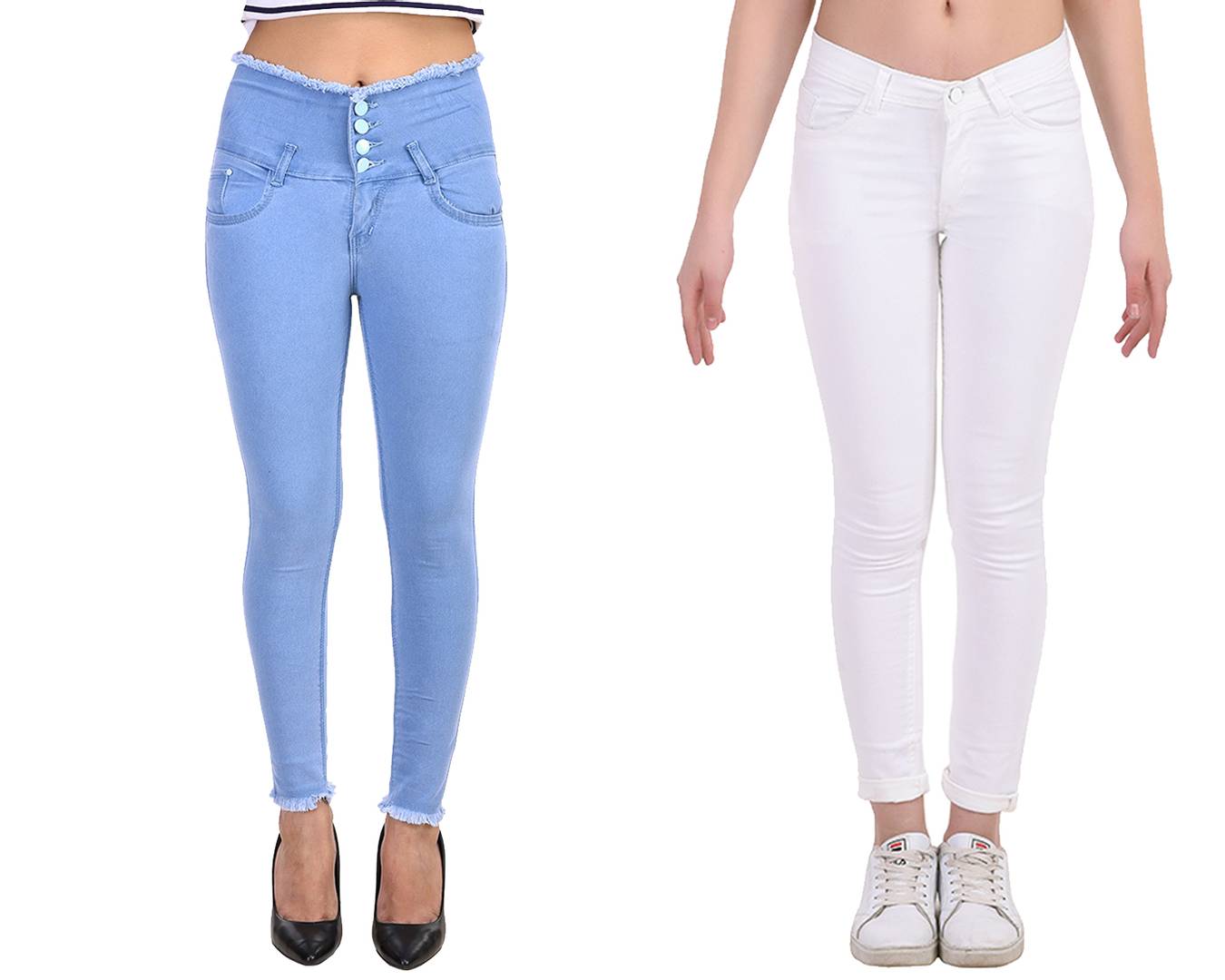 Fabulous Stunning Denim Jeans For Women(Pack Of 2)