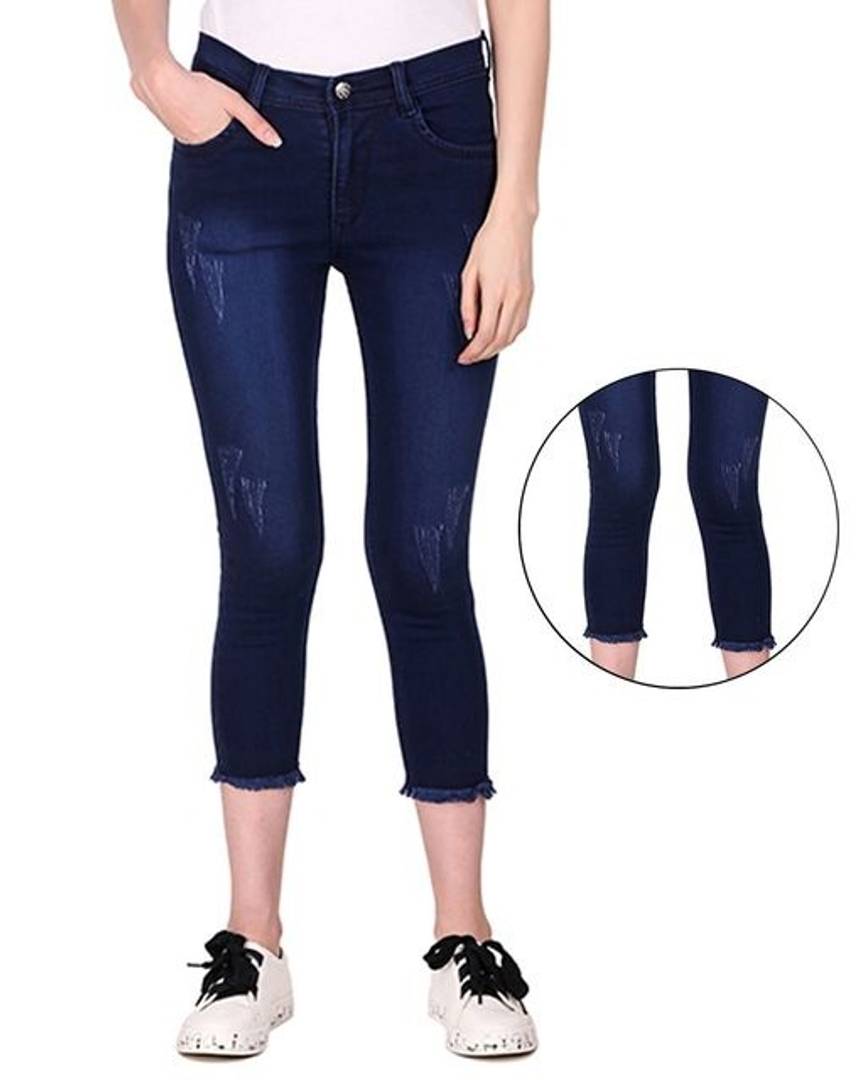 Fabulous Stunning Blue Denim Jeans For Women