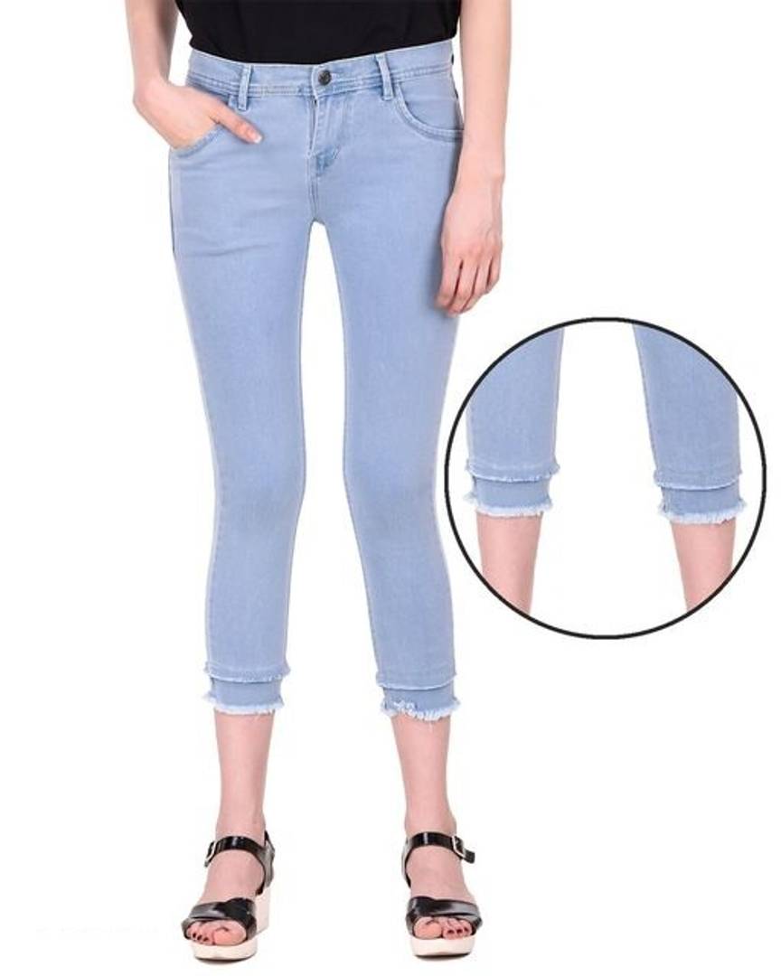 Fabulous Stunning Blue Denim Jeans For Women