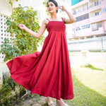 Trendy Attractive Satin Maxi Dress for Women