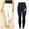 combo of 2 women's black and white jegging