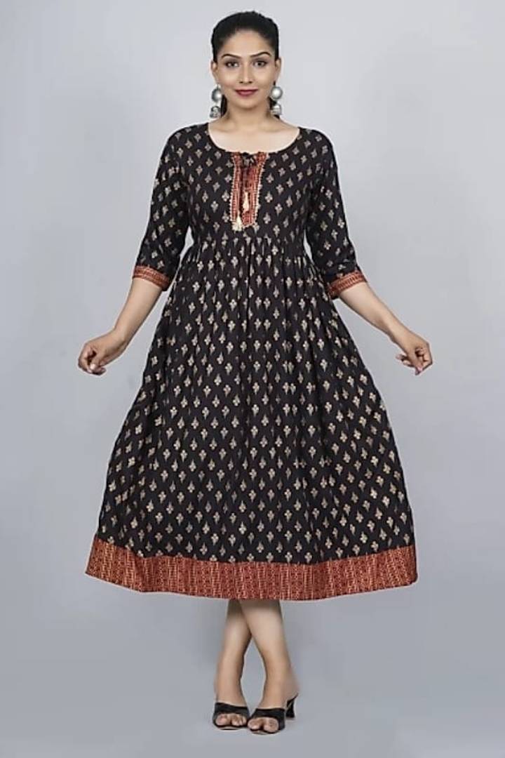 Women Stylish Printed A-Line Dress