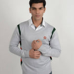 Imported High Quality Light gray Cotton Sweater For Men
