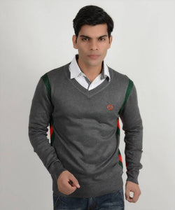 Imported High Quality Dark gray Cotton Sweater For Men