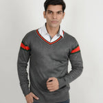 Imported High Quality Beige Cotton Sweater For Men