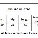 MEVABA Viscose Liva Palazzo | Premium Fabric | Superior Quality (Free Size,Fit-Up to M-XL) White