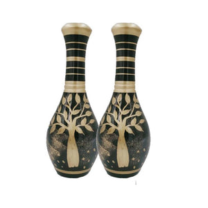 Handicrafts Flower Vase for Home Living Room Decoration ,Center Table D&eacute;coration -Joint Two Design- 12Inch-30.48CM