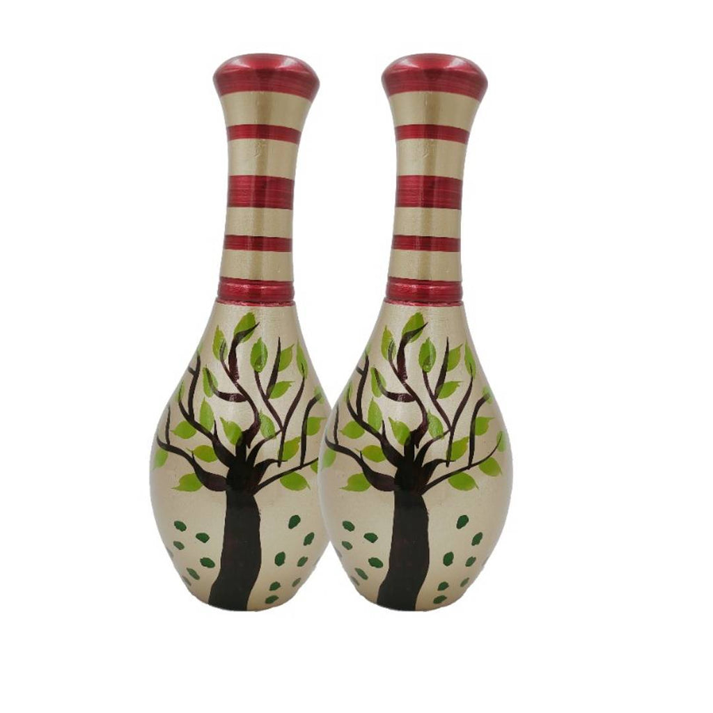 Handicrafts Flower Vase for Home Living Room Decoration ,Center Table D&eacute;coration -Joint Two Design- 12Inch-30.48CM