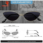 USJONES Imported cat eye metal small frame Full Rim Latest Unisex CatEye Women's UV Protected Cat Eye Goggles