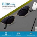 RYNOCHI Imported cat eye metal small frame unisex glasses (women girls)